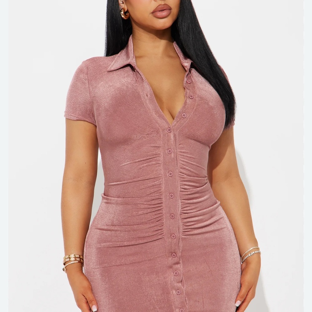 Fashion Nova Pink Mini Dress